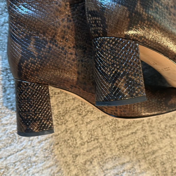 Dear Frances Verona Boots, size 38 in Snake Print Brown and Black (worn once) - Picture 6 of 10